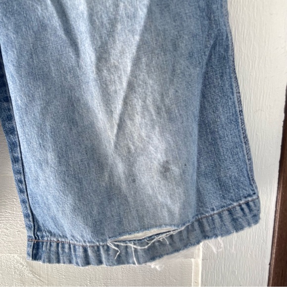 Unionbay Cargo Carpenter Shorts Denim Women’s 34 Light Wash Baggy - Picture 3 of 7